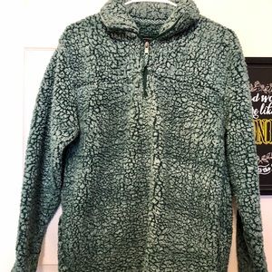 Green Sherpa Pullover